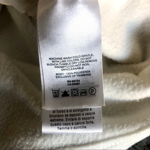 Winter white Womens Columbia fleece jacket - Picture 7 of 8